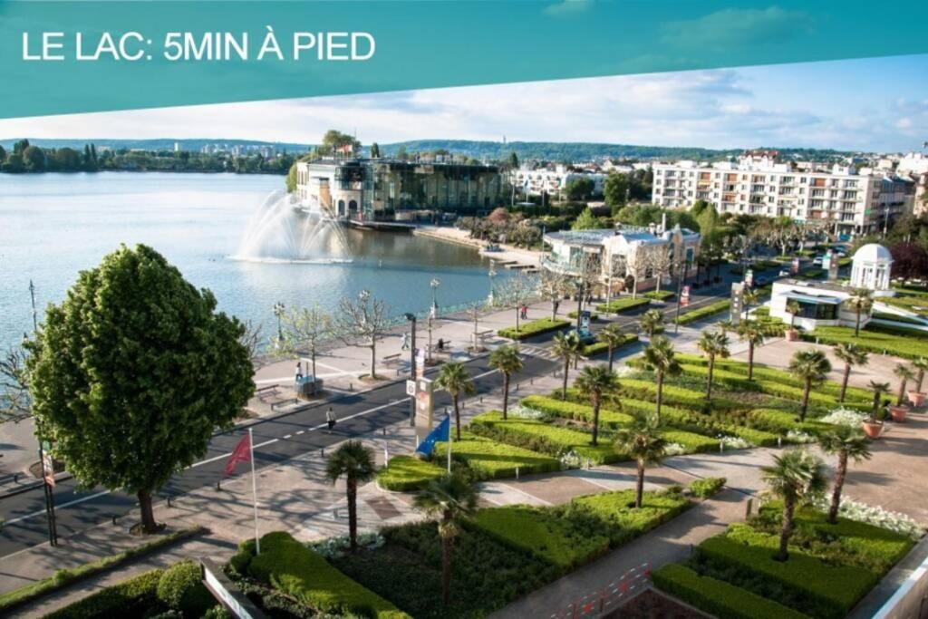 Coeur De Ville Enghien Les Bains - 2 Pieces Lumineux Et Chaleureux - 15 Min De Paris المظهر الخارجي الصورة